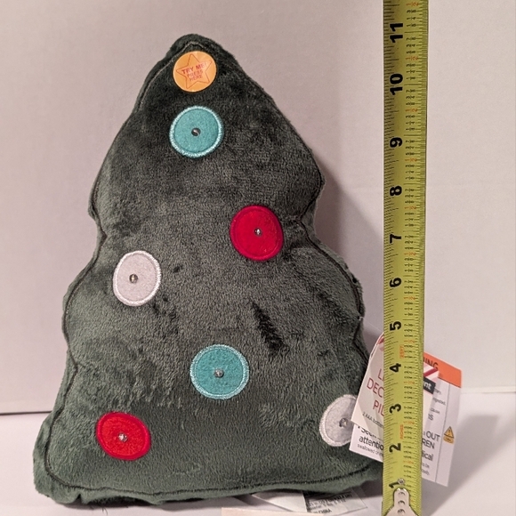 Target Bullseye Playground Christmas Tree Light Up Pillow Holiday Throw Pillow - Picture 7 of 7